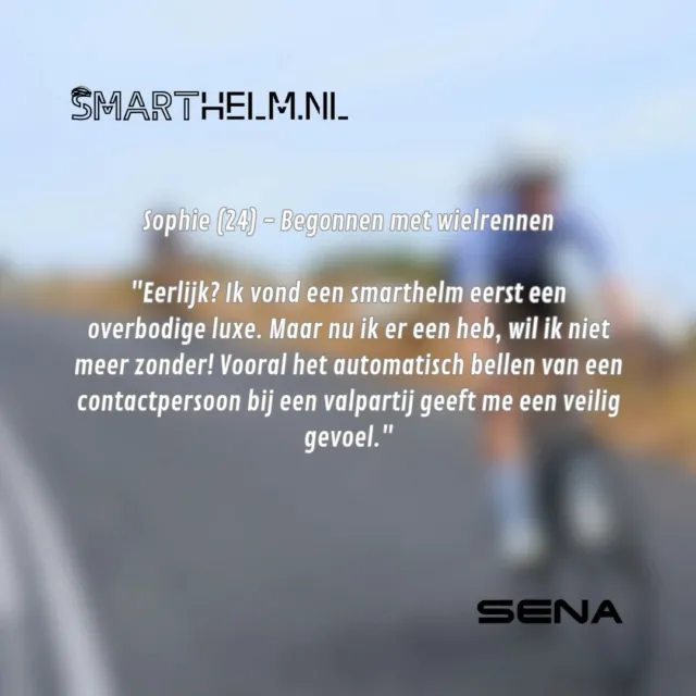 ⚡ “Eerlijk? Ik vond een smarthelm eerst een overbodige luxe. Maar nu ik er een heb, wil ik niet meer zonder! Vooral het automatisch bellen van een contactpersoon bij een valpartij geeft me een veilig gevoel.” – Sophie (24)

🛡️ Veiligheid boven alles! Onze smarthelmen detecteren valpartijen en bellen automatisch een contactpersoon. Fiets met een gerust hart! 🚴‍♀️

💬 Wat is voor jou het belangrijkste bij een fietshelm? Veiligheid, comfort of tech? Drop het in de comments! ⬇️

#SmartHelm #VeiligOpDeWeg #Innovatie